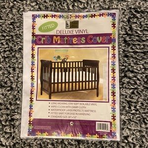 NEW Fitted Vinyl Skirt For Baby Crib